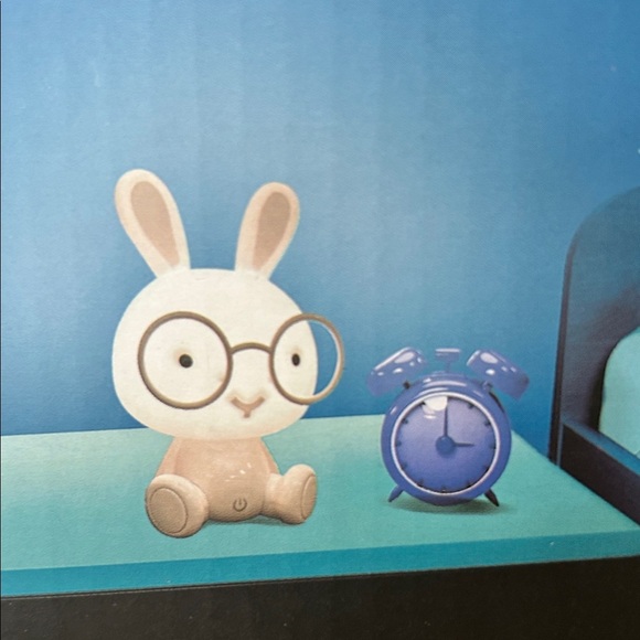 LED Touch Light - White and light purple - Picture 2 of 5